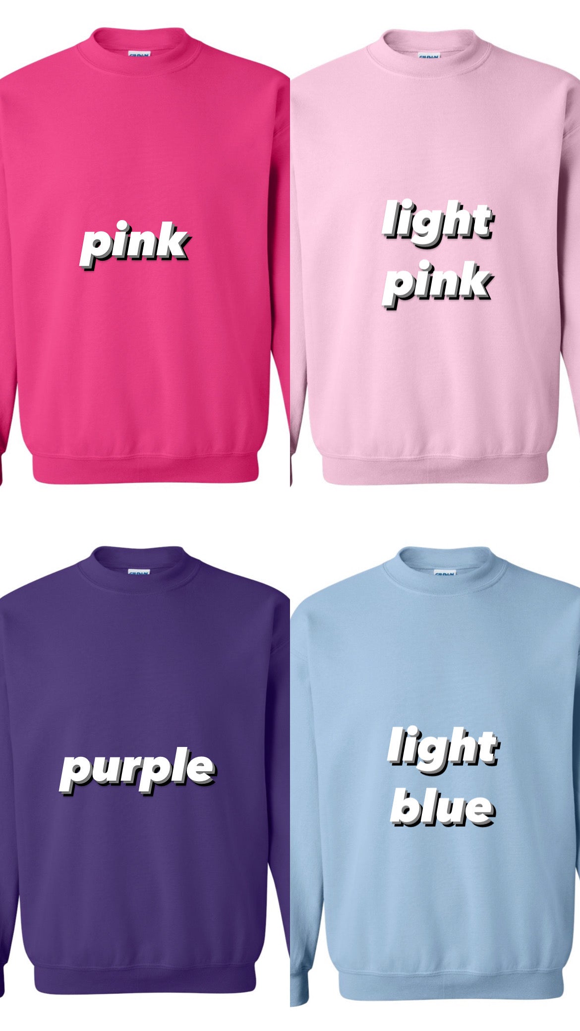 Adult Custom Sweatshirts