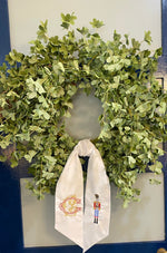 Load image into Gallery viewer, Ivory Wreath Sash
