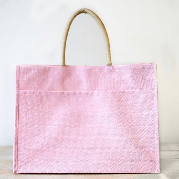 Jute Pocket Tote