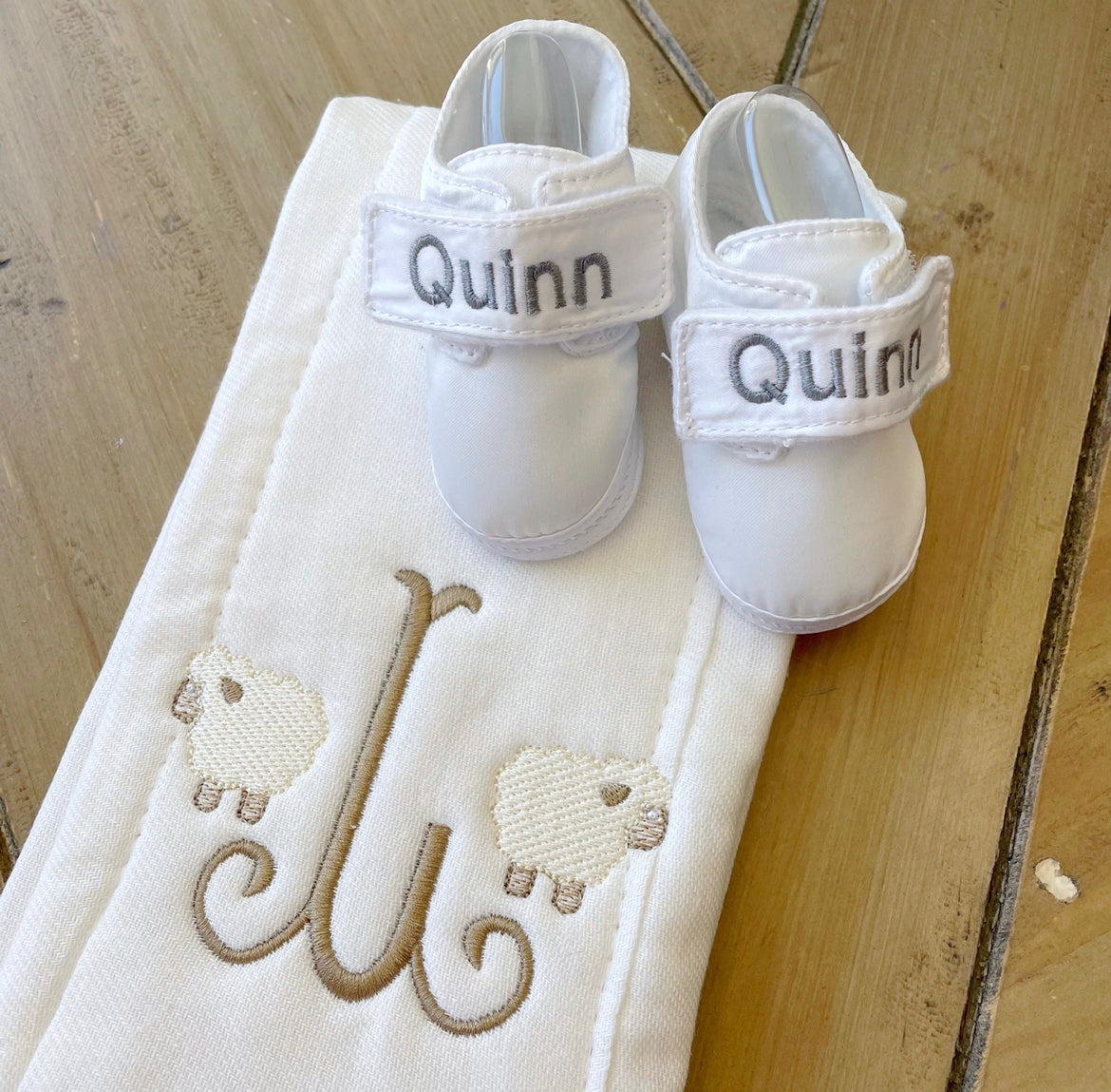 Custom Embroidered Burp Cloth