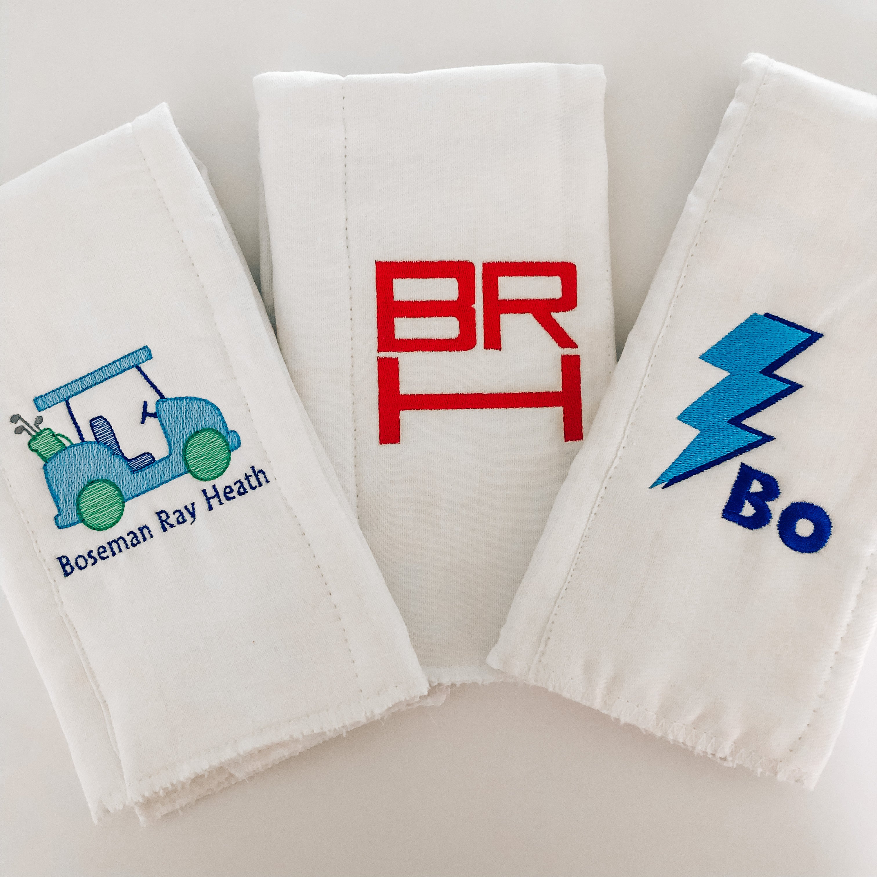 Custom Embroidered Burp Cloth